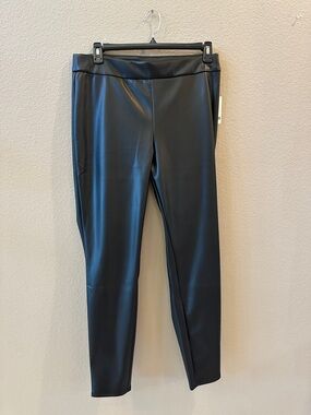 NWT Bar III faux leather pleather leggings size XL